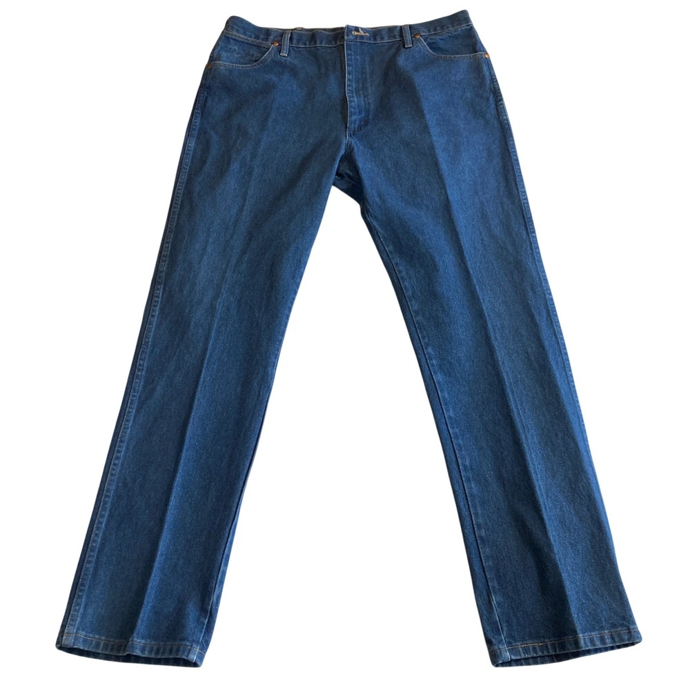 Wrangler Cowboy Cut Jeans Mens 40x34 (Fits 39x33) Blue Original Fit Western NWOT